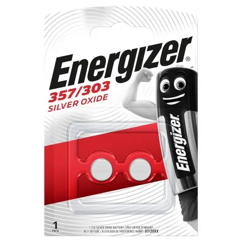 Outlet Energizer Silveroxid Knappcellsbatteri